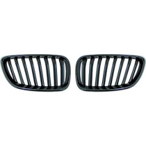 BMW 2-Serie F22/F23 13-17 Enkelribbad Mattsvart Sportgrill / Njurar Performance-Look DIEDERICHS